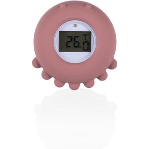 Zopa Silicone Digital Thermometer 2in1 digitális hőmérő kádba való Old Pink 1 db kép