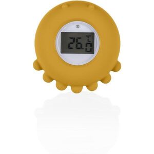 Zopa Silicone Digital Thermometer 2in1 digitális hőmérő kádba való Mustard Yellow 1 db kép