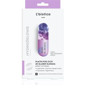 L’biotica Eye Patches Rejuvenating simító szemkörnyék maszk csigakivonattal 1 db kép