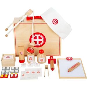Small foot Wooden Doctor’s Kit játékkészlet fából készült 3 y+ 24 db kép