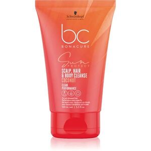 Schwarzkopf Professional BC Bonacure Sun Protect Scalp, Hair & Body Cleanse sampon hajra és a testre 100 ml kép