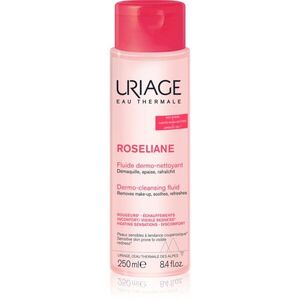 Uriage Roseliane Dermo-Cleansing Fluid tisztító fluid az arcbőr megnyugtatására 250 ml kép