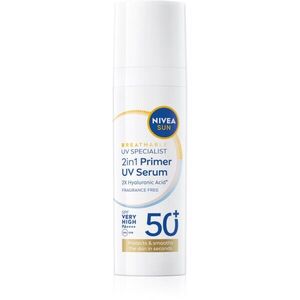 NIVEA SUN Daily UV Serum Egységesítő sminkalap 2 az 1-ben SPF 50+ 30 ml kép