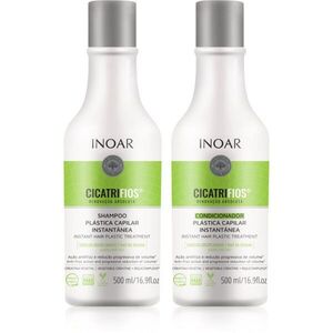 INOAR CicatriFios szett a sérült, töredezett hajra 2x500 ml kép