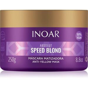 INOAR Absolut Speed Blond tápláló tonizáló maszk szőke hajra 250 g kép