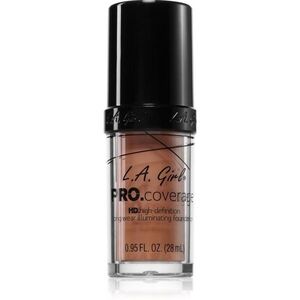L.A. Girl Cosmetics PRO. Coverage frissítő folyékony make-up árnyalat Beige 28 ml kép