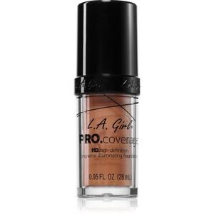 L.A. Girl Cosmetics PRO. Coverage frissítő folyékony make-up árnyalat Warm Beige 28 ml kép