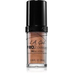 L.A. Girl Cosmetics PRO. Coverage frissítő folyékony make-up árnyalat Nude Beige 28 ml kép