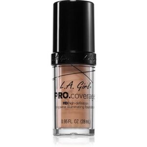 L.A. Girl Cosmetics PRO. Coverage frissítő folyékony make-up árnyalat Fair 28 ml kép