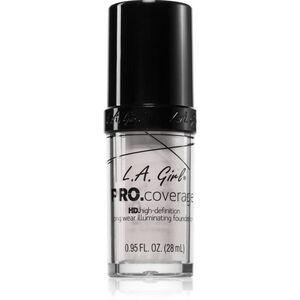 L.A. Girl Cosmetics PRO. Coverage frissítő folyékony make-up árnyalat White 28 ml kép