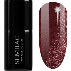 Semilac UV Hybrid Day and Night gél körömlakk UV / LED-es lámpákhoz árnyalat 397 Tea Before Wine 7 ml kép