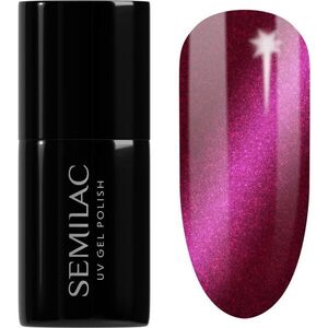 Semilac UV Hybrid Silk Effect gél körömlakk UV / LED-es lámpákhoz árnyalat 468 Pink Cosy Essential 7 ml kép