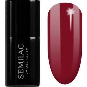 Semilac UV Hybrid Winter Collection gél körömlakk UV / LED-es lámpákhoz árnyalat 592 Jelly Cherry 7 ml kép