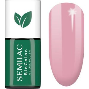 Semilac UV Hybrid BioColor gél körömlakk UV / LED-es lámpákhoz árnyalat 713 Pink Wildflowers 7 ml kép