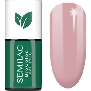 Semilac UV Hybrid BioColor gél körömlakk UV / LED-es lámpákhoz árnyalat 714 Rosy Seashell 7 ml kép