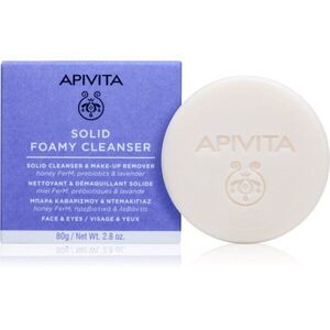 Apivita Cleansing Solid Foamy Cleanser tisztító kemény szappan hidratáló hatással 80 g kép