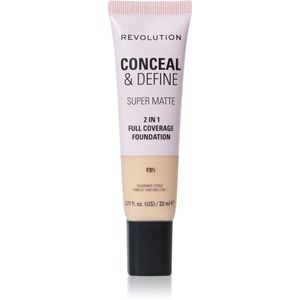 Revolution Conceal & Define mattító alapozó árnyalat F3N 23 ml kép
