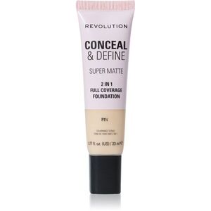 Revolution Conceal & Define mattító alapozó árnyalat F1N 23 ml kép