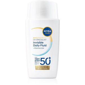 NIVEA SUN Invisible Daily Fluid gyengéd védő folyadék SPF 50+ 40 ml kép