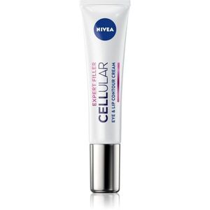 NIVEA Cellular Expert Filler feszesítő krém a szem és ajak körvonalaira hialuronsavval 15 ml kép