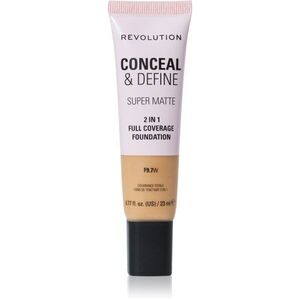 Revolution Conceal & Define mattító alapozó árnyalat F9.7W 23 ml kép