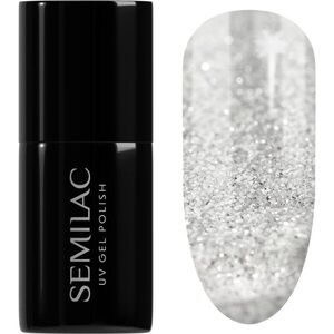 Semilac UV Hybrid Winter Collection gél körömlakk UV / LED-es lámpákhoz árnyalat 605 White Flash 7 ml kép