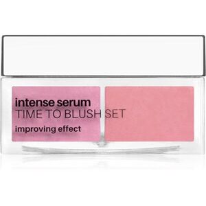 NEO MAKE UP Intense Serum Time To Blush Set púderes arcpír árnyalat 01 Pink 6 g kép