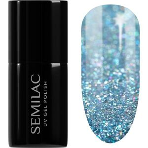 Semilac UV Hybrid Winter Collection gél körömlakk UV / LED-es lámpákhoz árnyalat 610 Frosty Christmas 7 ml kép