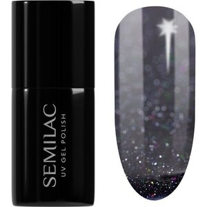 Semilac UV Hybrid Winter Collection gél körömlakk UV / LED-es lámpákhoz árnyalat 611 Violet Night 7 ml kép