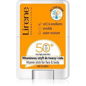 Lirene Vitamin Stick For Face&Body helyi ápolás a káros napsugarak ellen arcra és testre SPF 50 15 g kép