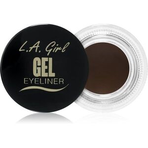 L.A. Girl Cosmetics Gel Eyeliner tartós zselés szemceruza árnyalat Rich Chocolate Brown 3 g kép
