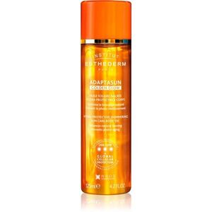 Institut Esthederm Adaptasun Golden Glow csillogó olaj magas UV védelemmel 125 ml kép