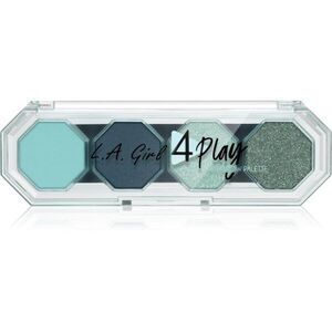 L.A. Girl Cosmetics 4 Play szemhéjfesték paletta árnyalat All Nighter 3.2 g kép