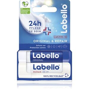 Labello Original & Repair bőrmegújító hidratáló ajakbalzsam 2x4.8 g kép