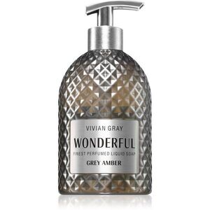 Vivian Gray Wonderful Grey Amber fényűző folyékony szappan kézre illatosított 500 ml kép