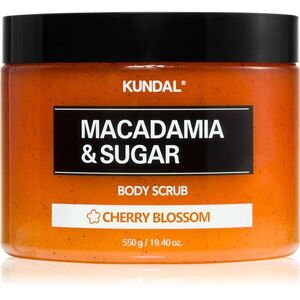 KUNDAL Macadamia & Sugar White Musk cukros peeling bambuszvajjal 550 g kép