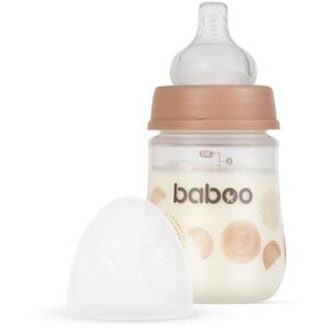 Baboo Anti-colic Feeding Bottle antikólikás cumisüveg gyermekeknek születéstől kezdődően Au Naturale, 0 m+ 1 db kép
