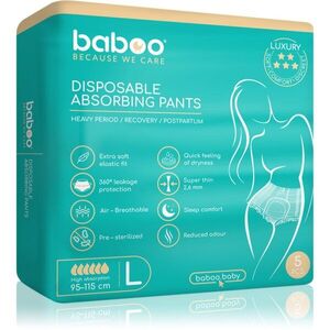 Baboo Disposable Absorbing Pants eldobható nadrágpelenkák L méret 5 db kép