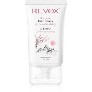 Revox B77 Japanese Routine 3 Minute Face Mask Ultra Moisturizing intenzív hidratáló maszk az arcra 30 ml kép
