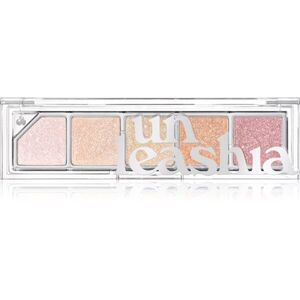Unleashia Mood Shower Face Palette szemhéjfesték és élénkítő paletta gyöngyházfényű árnyalat NO.100 Ballerina 1 db kép