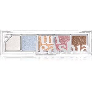 Unleashia Mood Shower Face Palette szemhéjfesték és élénkítő paletta gyöngyházfényű árnyalat NO.101 Ballerino 1 db kép