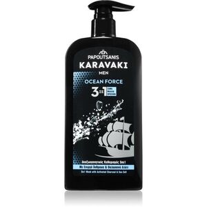PAPOUTSANIS Karavaki Ocean Force tisztító gél 3 in 1 550 ml kép