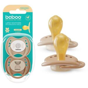 Baboo Soothers Round Latex with Case cumi Au Naturale 0-6 m 2 db kép