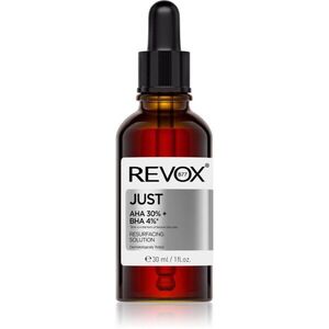 Revox B77 JUST AHA 30% + BHA 4% feszesítő hámlasztó szérum a bőr felszínének megújítására 30 ml kép