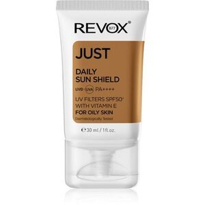 Revox B77 JUST Daily Sun Shield védőkrém zsíros és kombinált bőrre SPF 50+ 30 ml kép