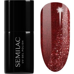 Semilac UV Hybrid Day and Night gél körömlakk UV / LED-es lámpákhoz árnyalat 396 Flash And Blush 7 ml kép