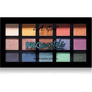 L.A. Girl Cosmetics PRO Pastels szemhéjfesték paletta 18 g kép