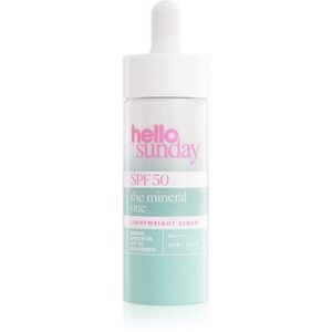 hello sunday the mineral one lightweight serum drops könnyű szérum SPF 50 30 ml kép