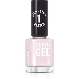 Rimmel Super Gel géles körömlakk UV/LED lámpa használata nélkül árnyalat 105 Pink Glazed 12 ml kép