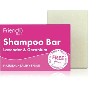 Friendly Soap Natural Shampoo Bar Lavender & Geranium természetes szappan hajra 95 g kép